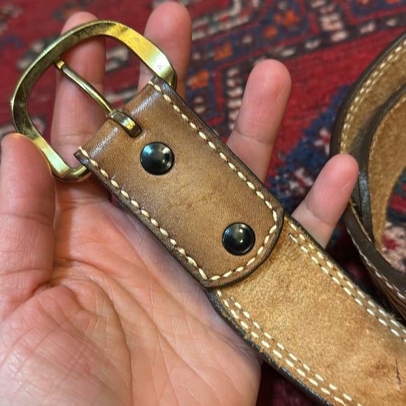 COPY - Torel top grain cow hide embossed leather belt from Texas 38 NWOT - Picture 2 of 5